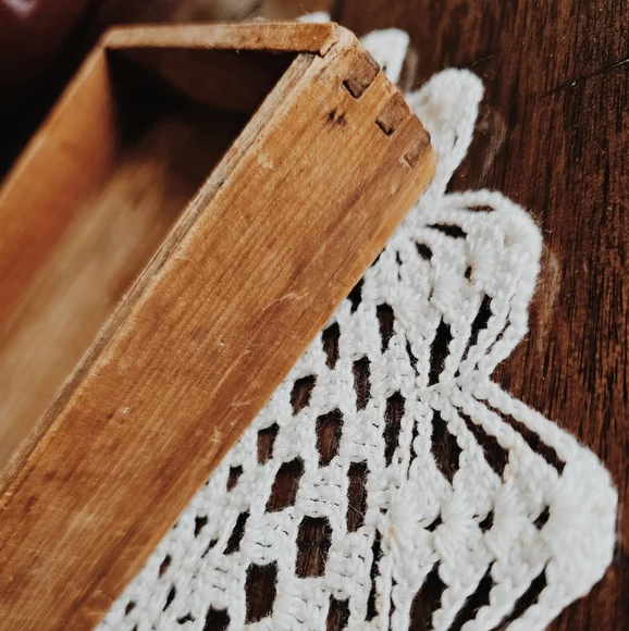 Vintage Primitive Wooden Organizer With Compartments - Picture 3 of 5